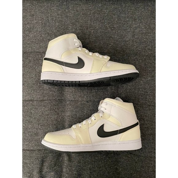 Nike Women's Air Jordan 1 Mid - Coconut Milk - Picture 7 of 9